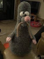 Mole Crochet Pattern Amigurumi Doorstopper Review for Cottontail and Whiskers by Debbie Jackson