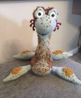 Nessie Loch Monster Crochet Pattern Review for Cottontail and Whiskers by Kim Cartwright