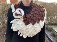 Owl Amigurumi Scarf Crochet Pattern Review by Jenny Jutstrom for Cottontail and Whiskers