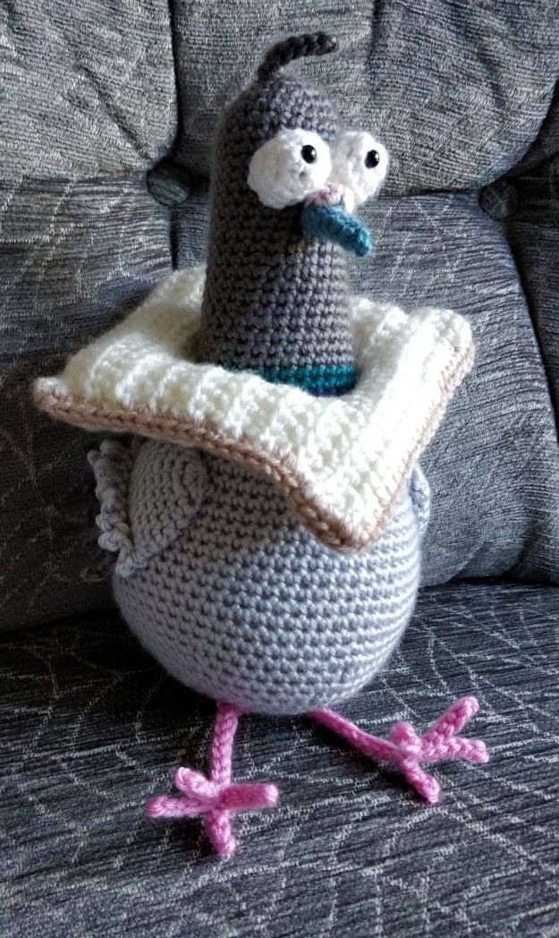 Pigeon Amigurumi Crochet Pattern Review by Jacqui Gilfillan for Cottontail & Whiskers