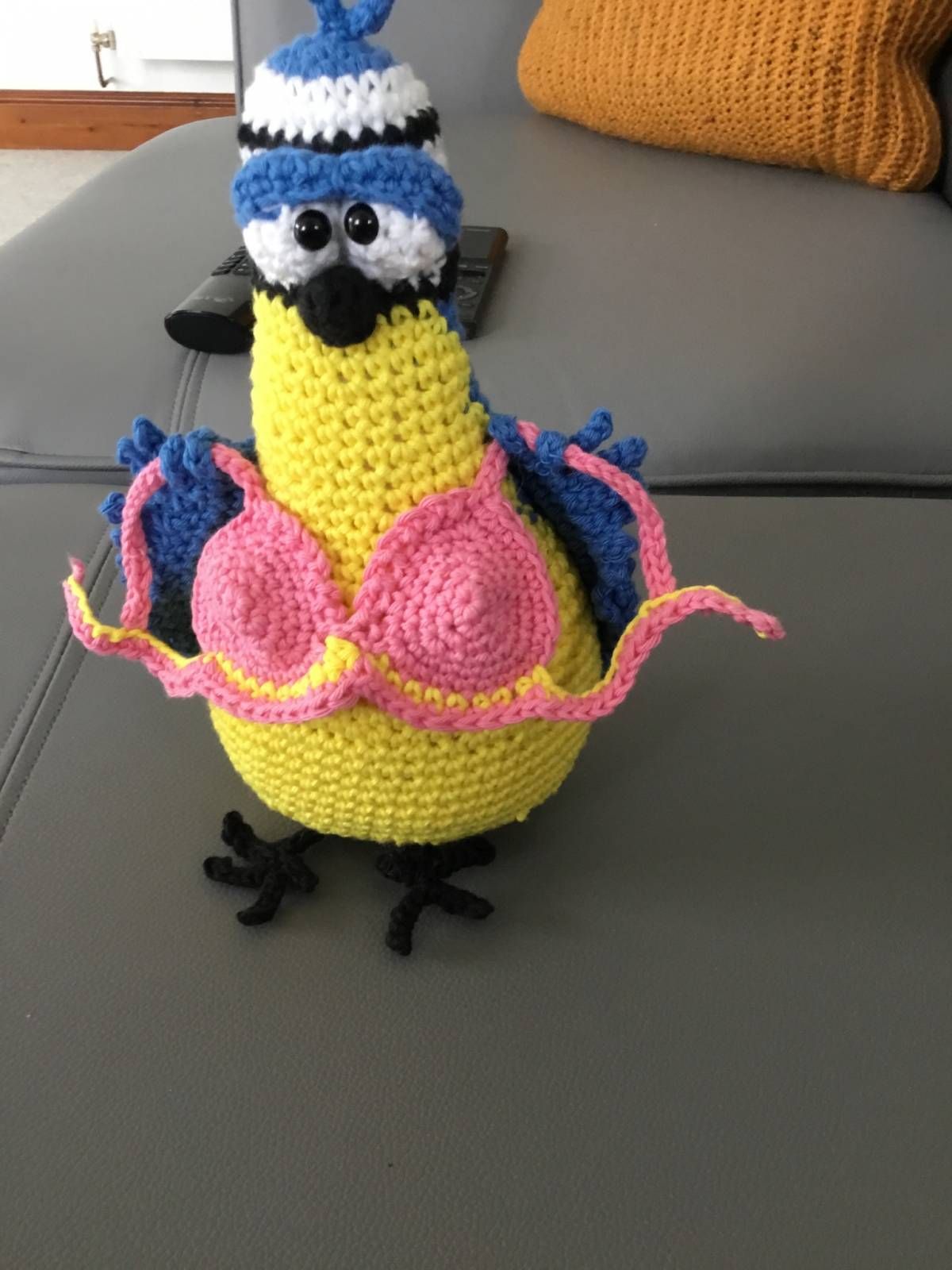 Amigurumi Blue Tit Doll Crochet Pattern Review by Mary Marshall for Cottontail and Whiskers