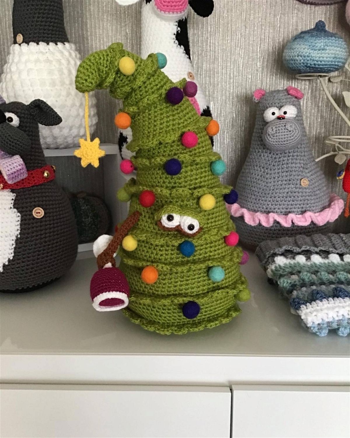 Amigurumi Christmas Crochet Tree Crafters Pattern Review by Alison Peters for Cottontail Whiskers