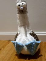 Amigurumi Crochet Booby Pattern Doorstop Review by Brenda Pritchard for Cottontail & Whiskers