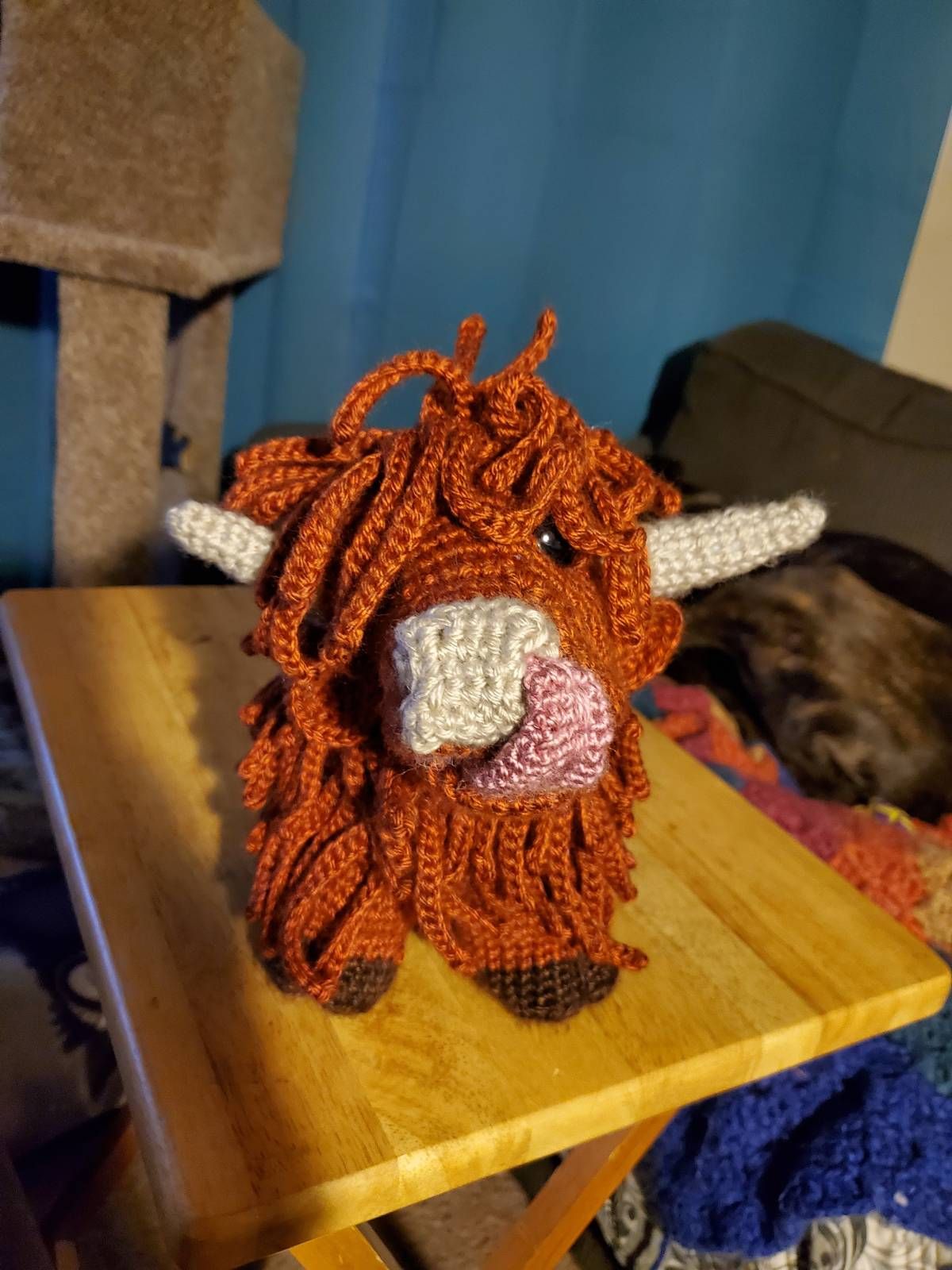 Amigurumi Crochet Highland Coo Pattern Review by Stephanie Connor for Cottontail Whiskers