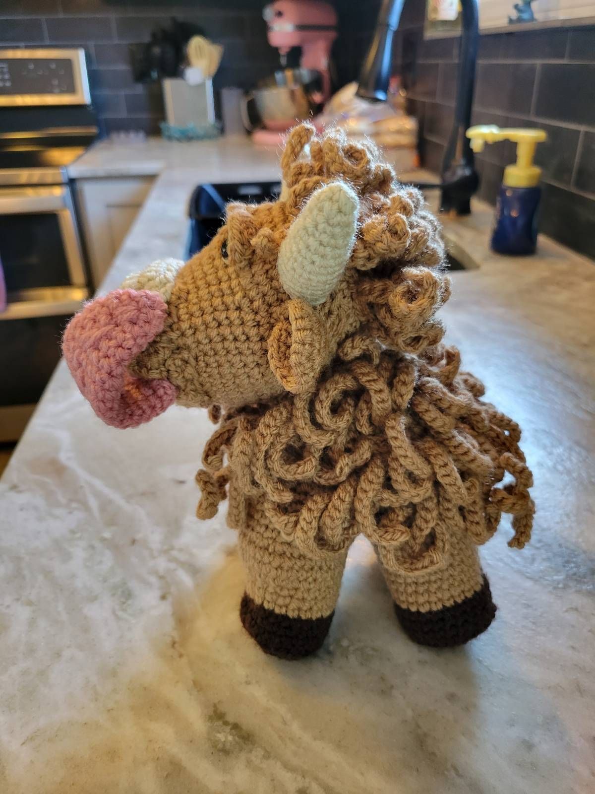 Amigurumi Crochet Highland Cow Pattern Review by Jamie Schuckmann for Cottontail Whiskers