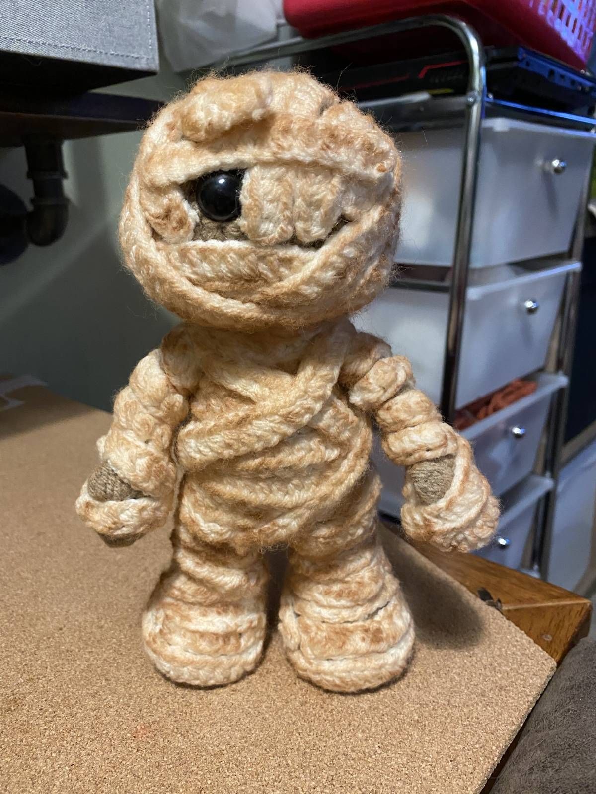 Amigurumi Crochet Mummy Doll Pattern Review by Colleen Francisco for Cottontail Whiskers