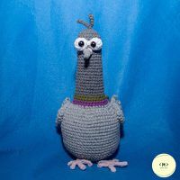 Amigurumi Crochet Pigeon Pattern Review by Marzena Sennik for Cottontail Whiskers