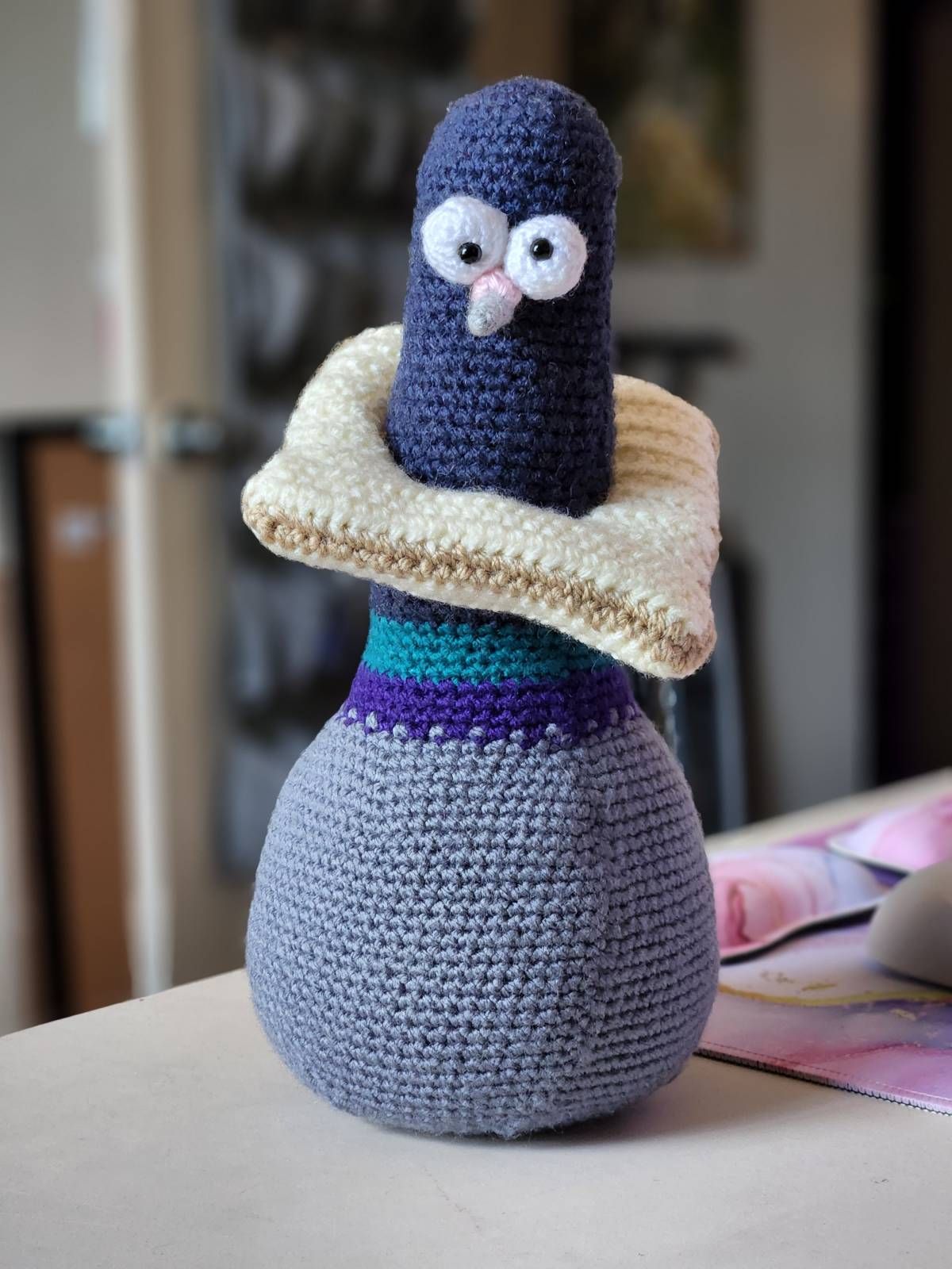 Amigurumi Crochet Pigeon Pattern Review by weezietoo for Cottontail Whiskers
