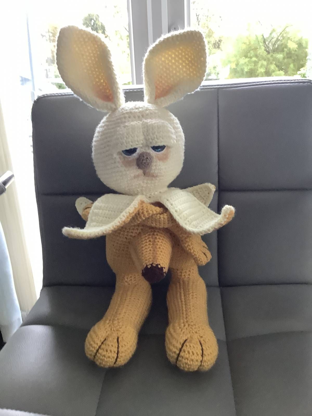 Amigurumi Doll Bunny Rabbit Crochet Pattern Review by Carole Morley for Cottontail Whiskers