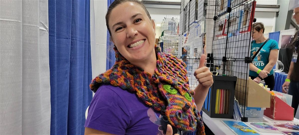 Amigurumi Dragon Shawl Crochet Pattern Review by Alicia for Cottontail and Whiskers