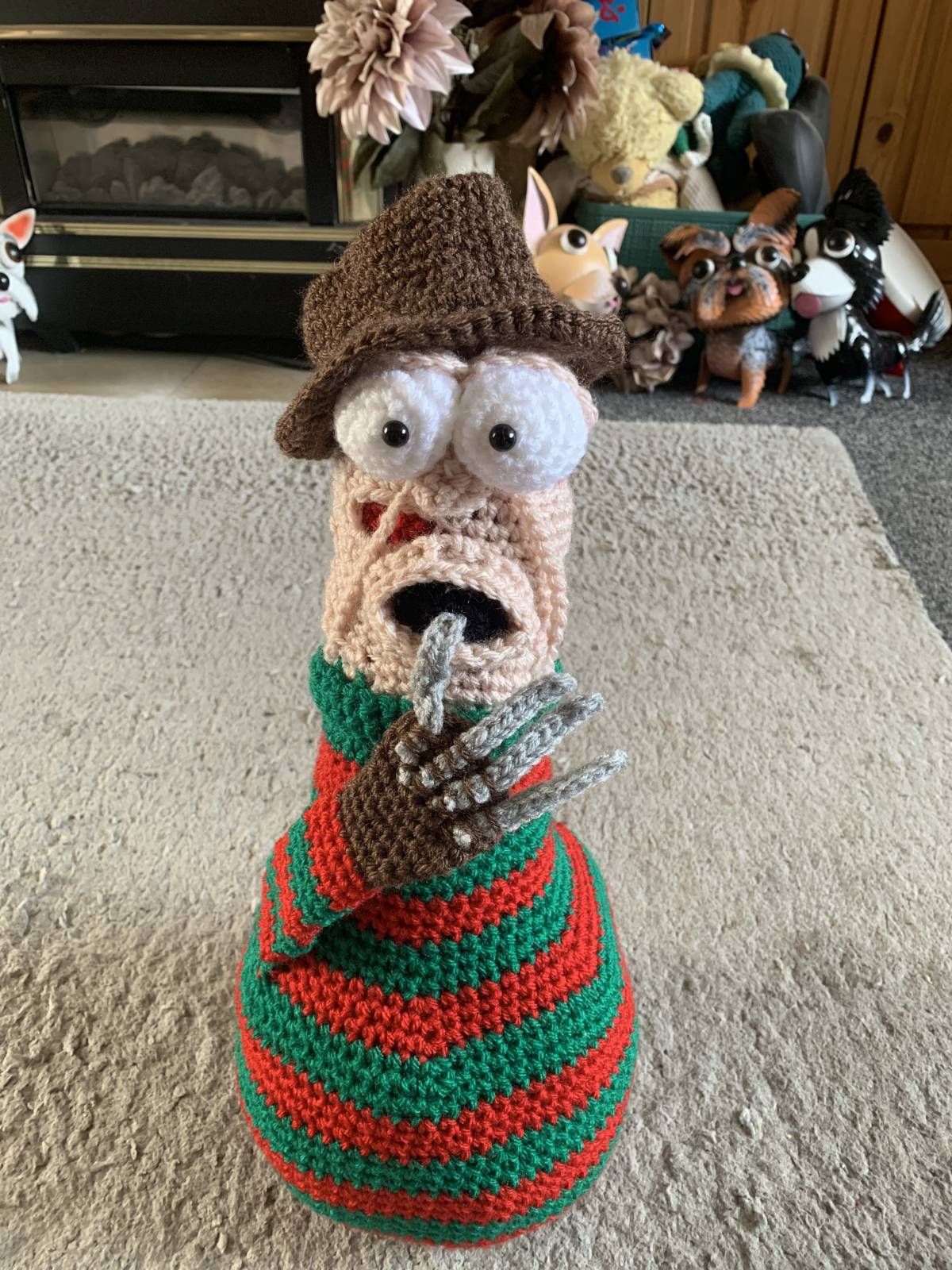 Amigurumi Freddy Krueger Crochet Pattern Review by Vicki Hope for Cottontail & Whiskers