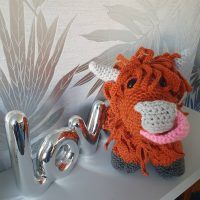 Amigurumi Highland Cow Crochet Pattern Review by Carol Ruffell for Cottontail Whiskers