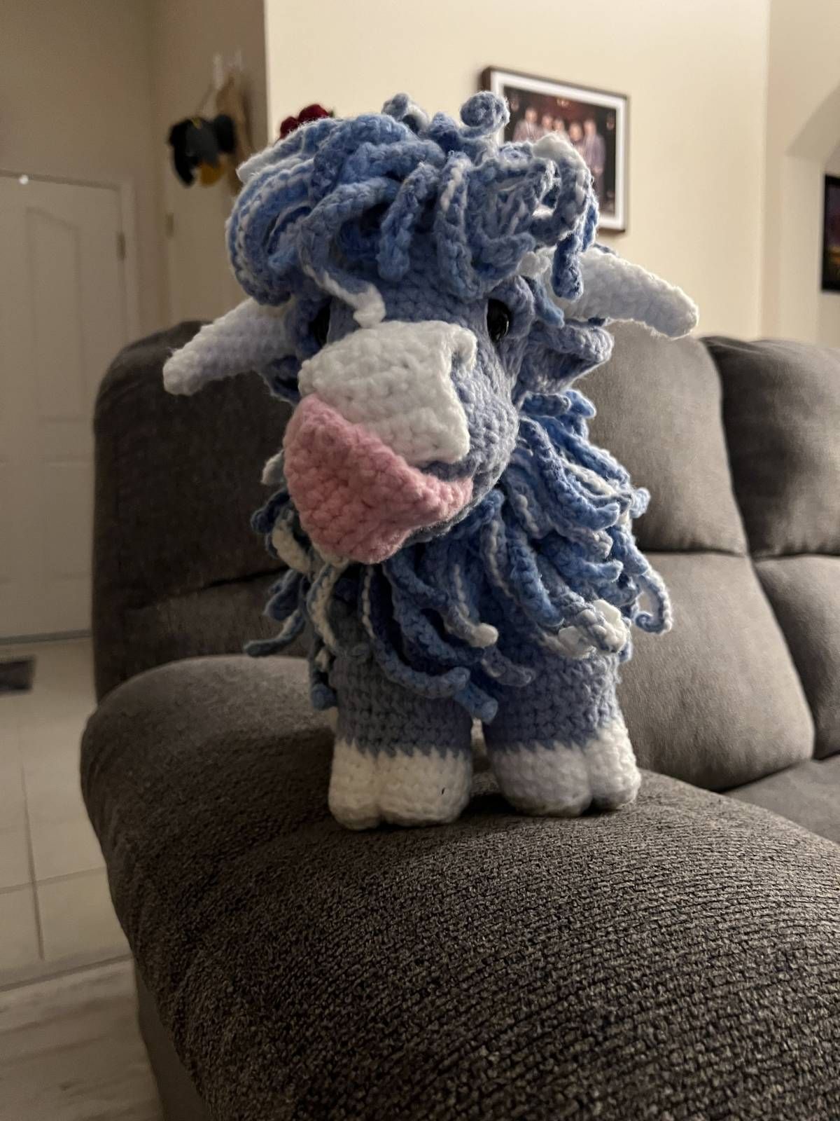 Amigurumi Highland Crochet Cow Pattern Review by Sandy for Cottontail Whiskers