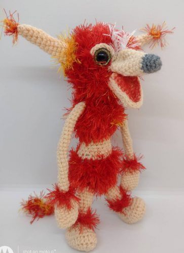 Amigurumi Labyrinth Crochet Firey Pattern Review by Jade Robinson for Cottontail Whiskers