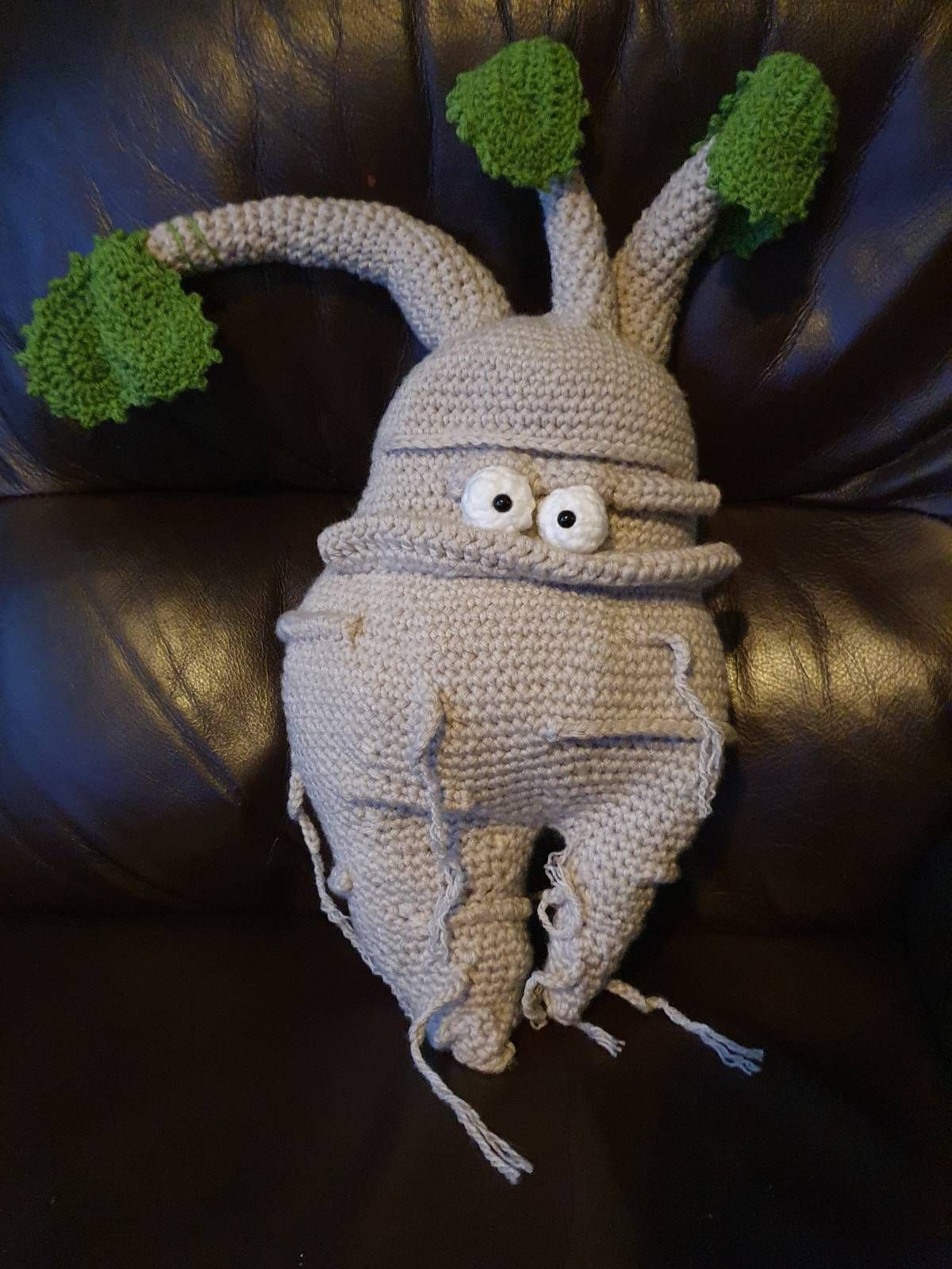 Amigurumi Mandrake Crochet Doll Review by rachelrandall1 for Cottontail Whiskers