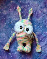 Amigurumi Monster Crochet Doll Pattern Review by Amanda Smith for Cottontail Whiskers