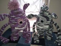 Amigurumi Monster Crochet Doll Pattern Review by Catherine Jordan for Cottontail Whiskers
