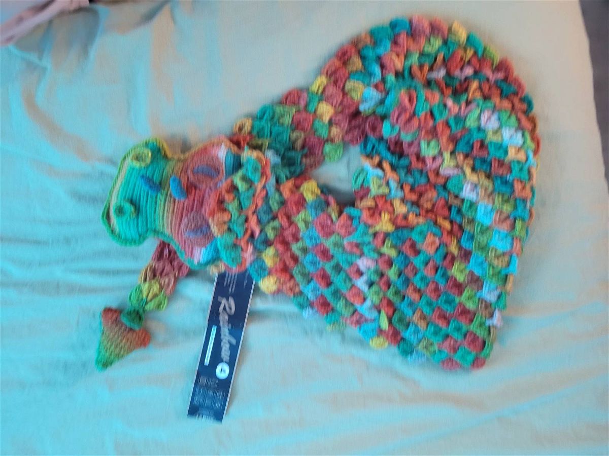 Amigurumi Scarf Crochet Dragon Pattern Review by Joke for Cottontail and Whiskers