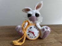 Amigurumi White Rabbit Crochet Pattern Review by Harriet Barker for Cottontail Whiskers