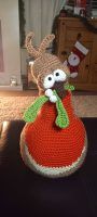 Christmas Door Stop Crochet Robin Pattern Review by AMY ATKINSON for Cottontail Whiskers