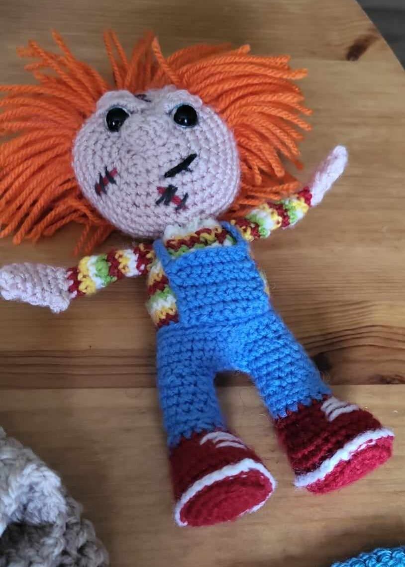 Chucky Doll Crochet Pattern Review by Clair for Cottontail Whiskers