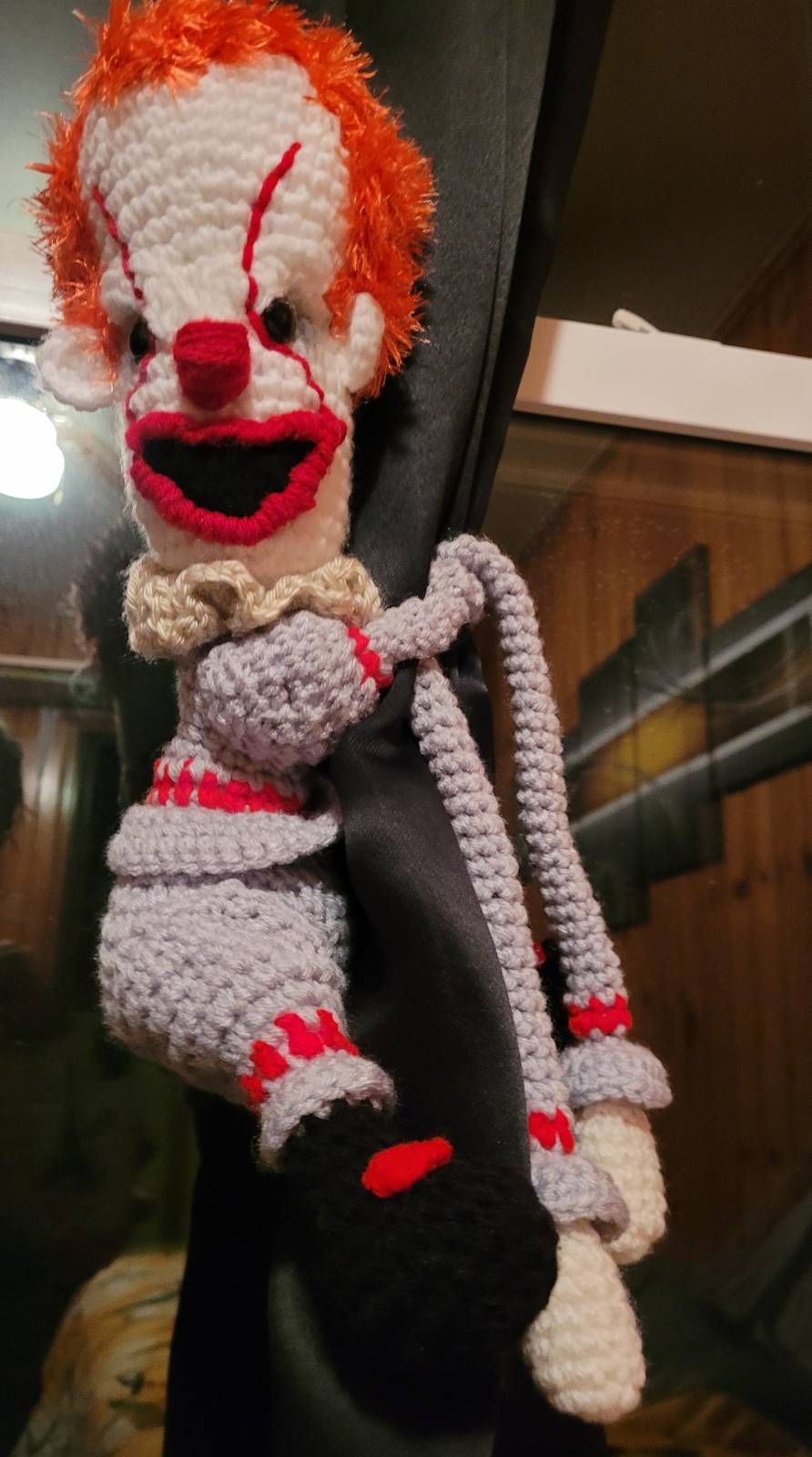 Crochet Amigurumi Clown Holdback Pattern Review by Rita for Cottontail Whiskers