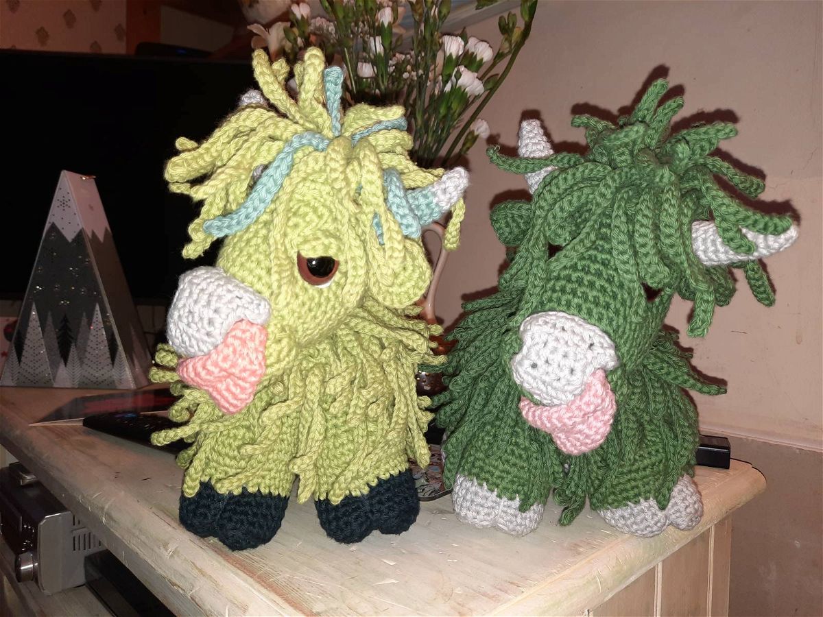 Crochet Amigurumi Highland Coos Pattern Review by Beth Pullen for Cottontail Whiskers