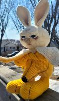 Crochet Bunny Rabbit Amigurumi Doll Pattern Review by Melissa Walsh for Cottontail Whiskers