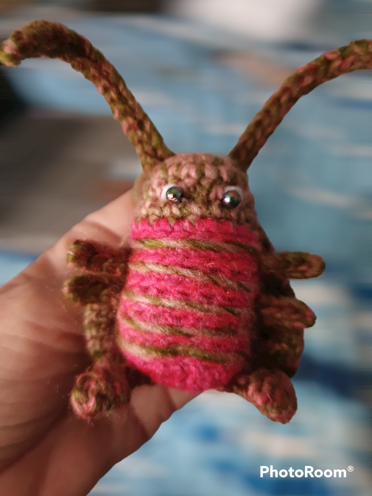 Crochet Cockroach Amigurumi Pattern Review by Brenda Pritchard for Cottontail and Whiskers