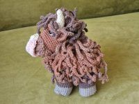 Crochet Highland Coo Pattern Review by angi_schneider for Cottontail Whiskers