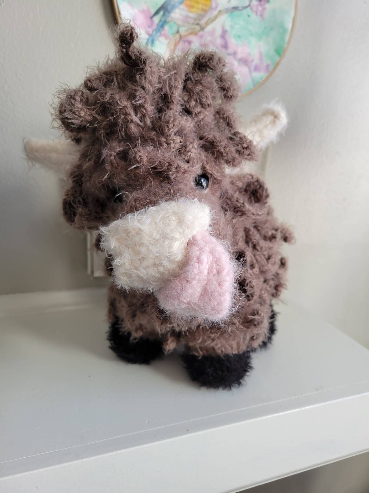 Crochet Highland Cow Amigurumi Pattern Review by dlfairba for Cottontail Whiskers