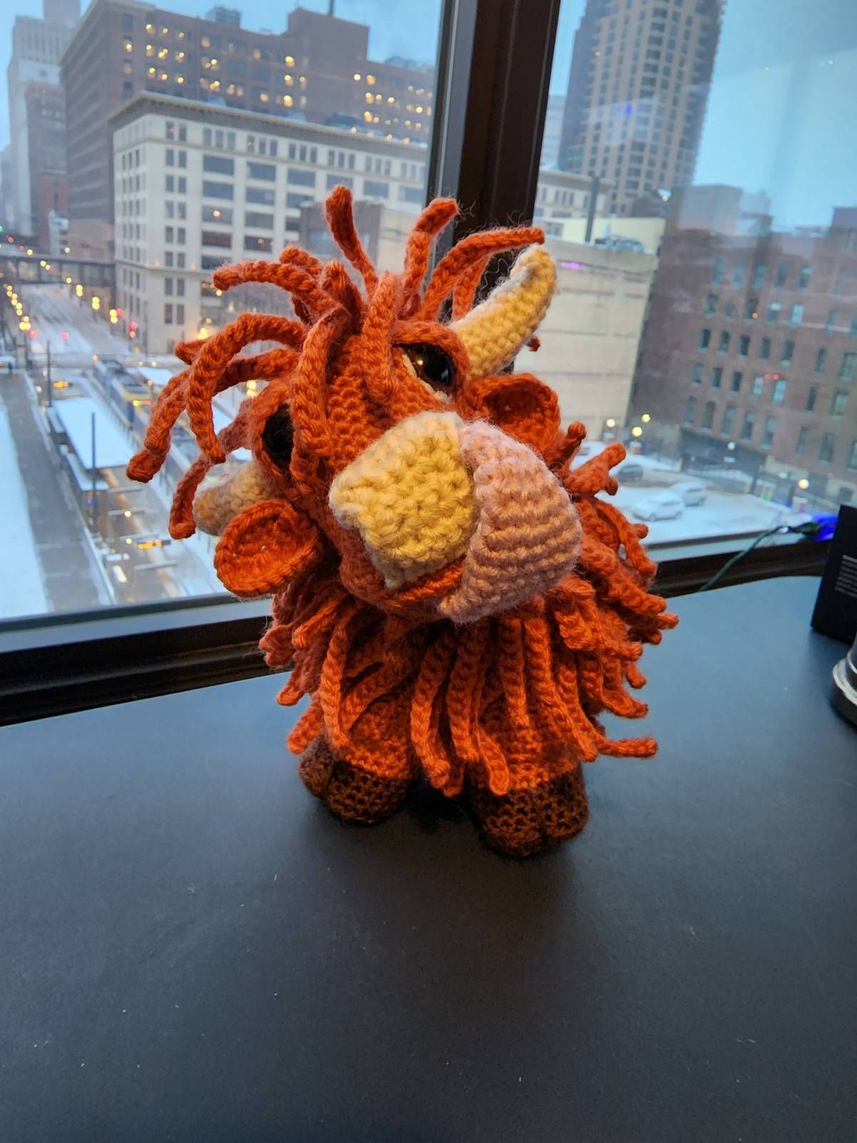 Crochet Highland Cow Amigurumi Pattern Review by James Ferguson for Cottontail Whiskers