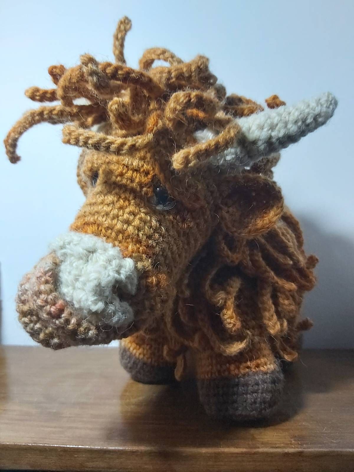 Crochet Highland Cow Pattern Review by Regine Dopp for Cottontail Whiskers