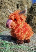 Crochet Highland Cow Pattern Review by Tana Munoz for Cottontail Whiskers
