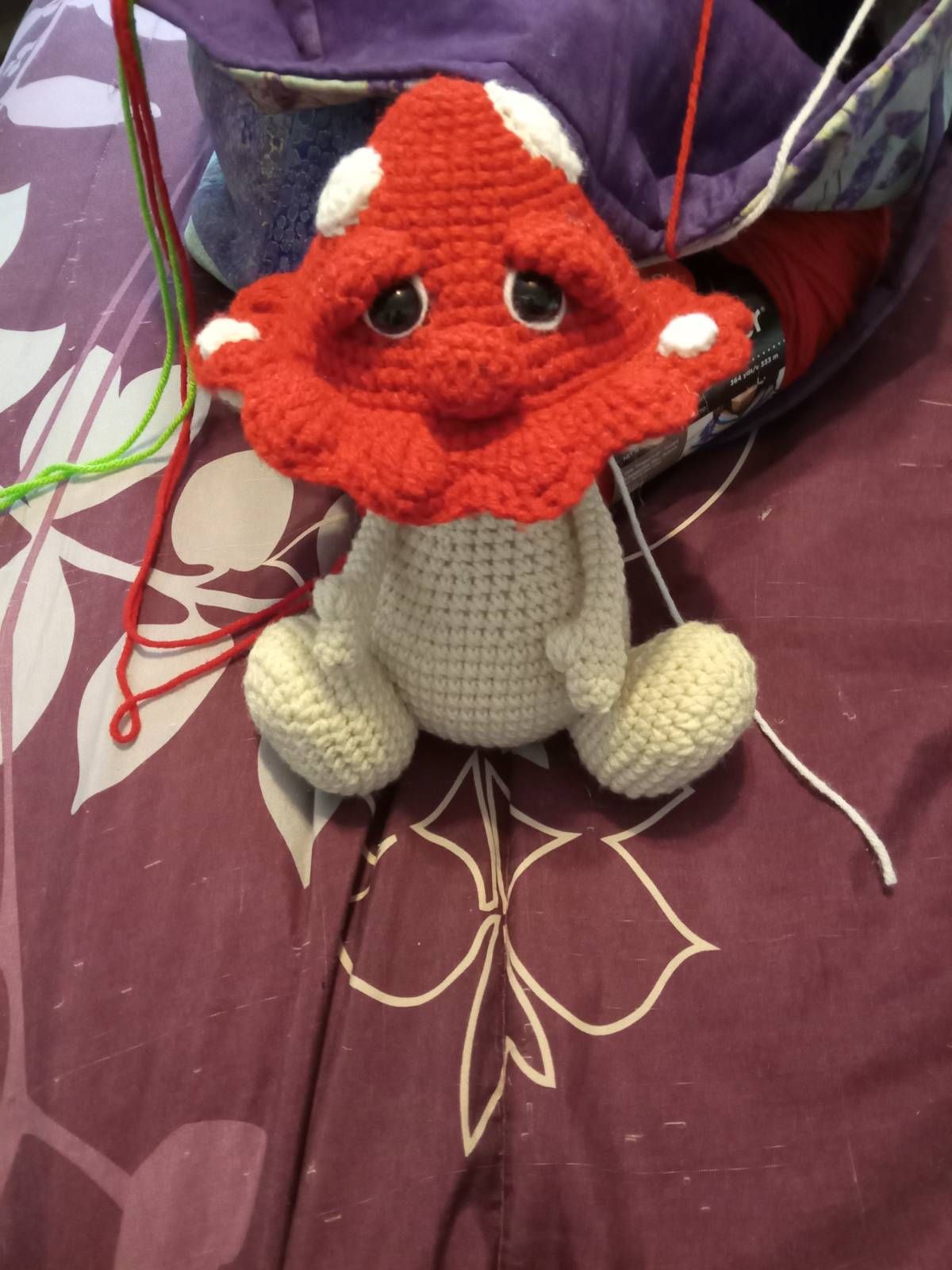 Fly Agaric Crochet Pattern Review by Tina Martin for Cottontail Whiskers