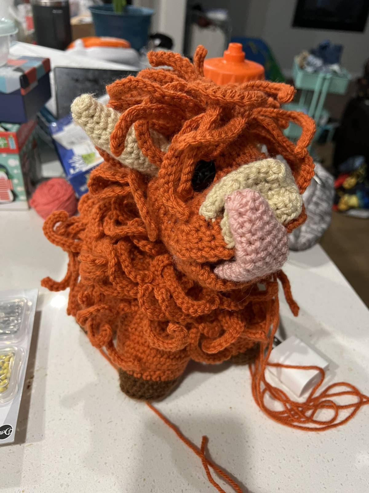 Highland Cow Crochet Amigurumi Pattern Review by Alexa Ream for Cottontail Whiskers