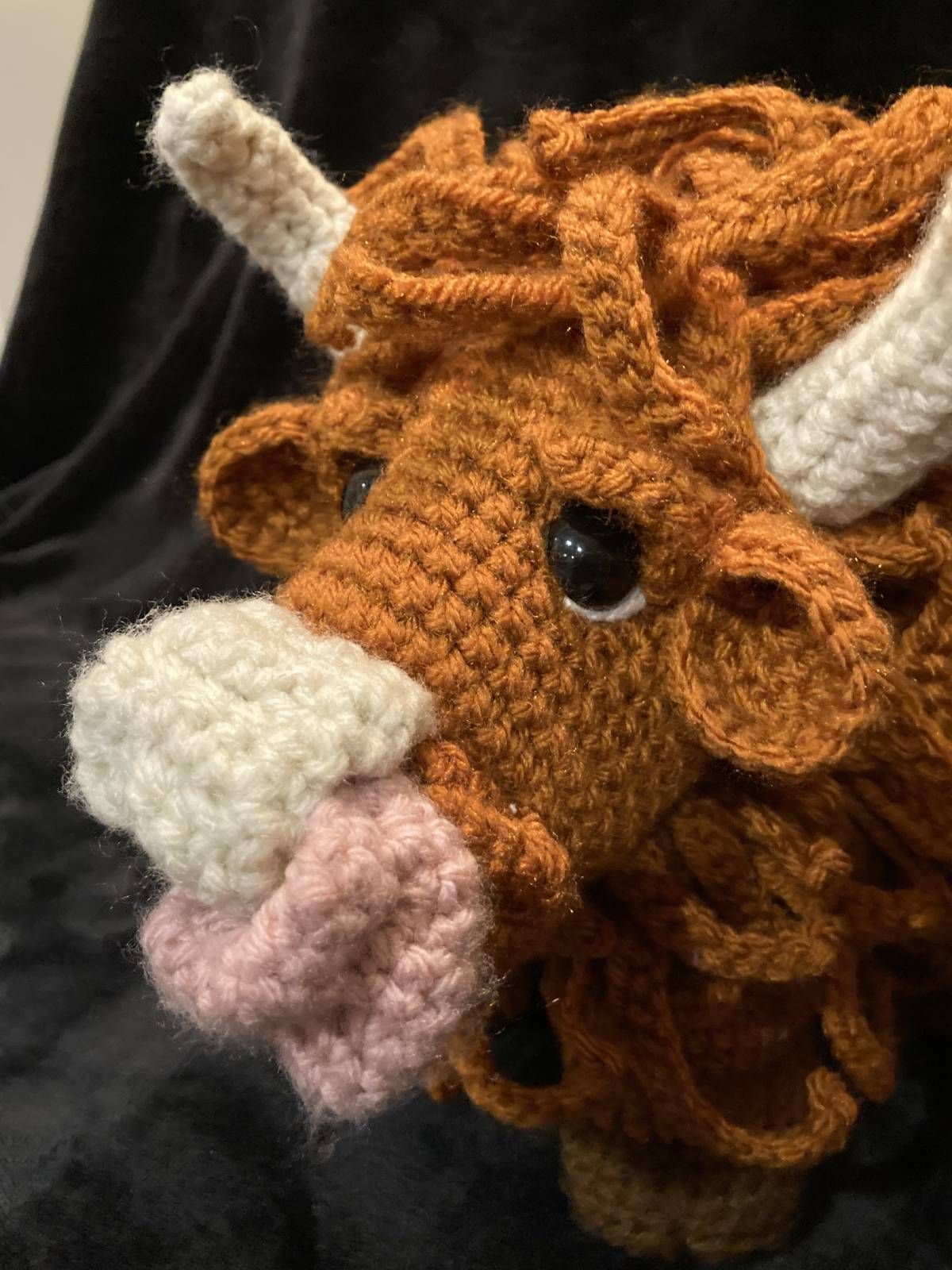 Highland Cow Crochet Pattern Amigurumi Review by Lorna McLeod for Cottontail Whiskers