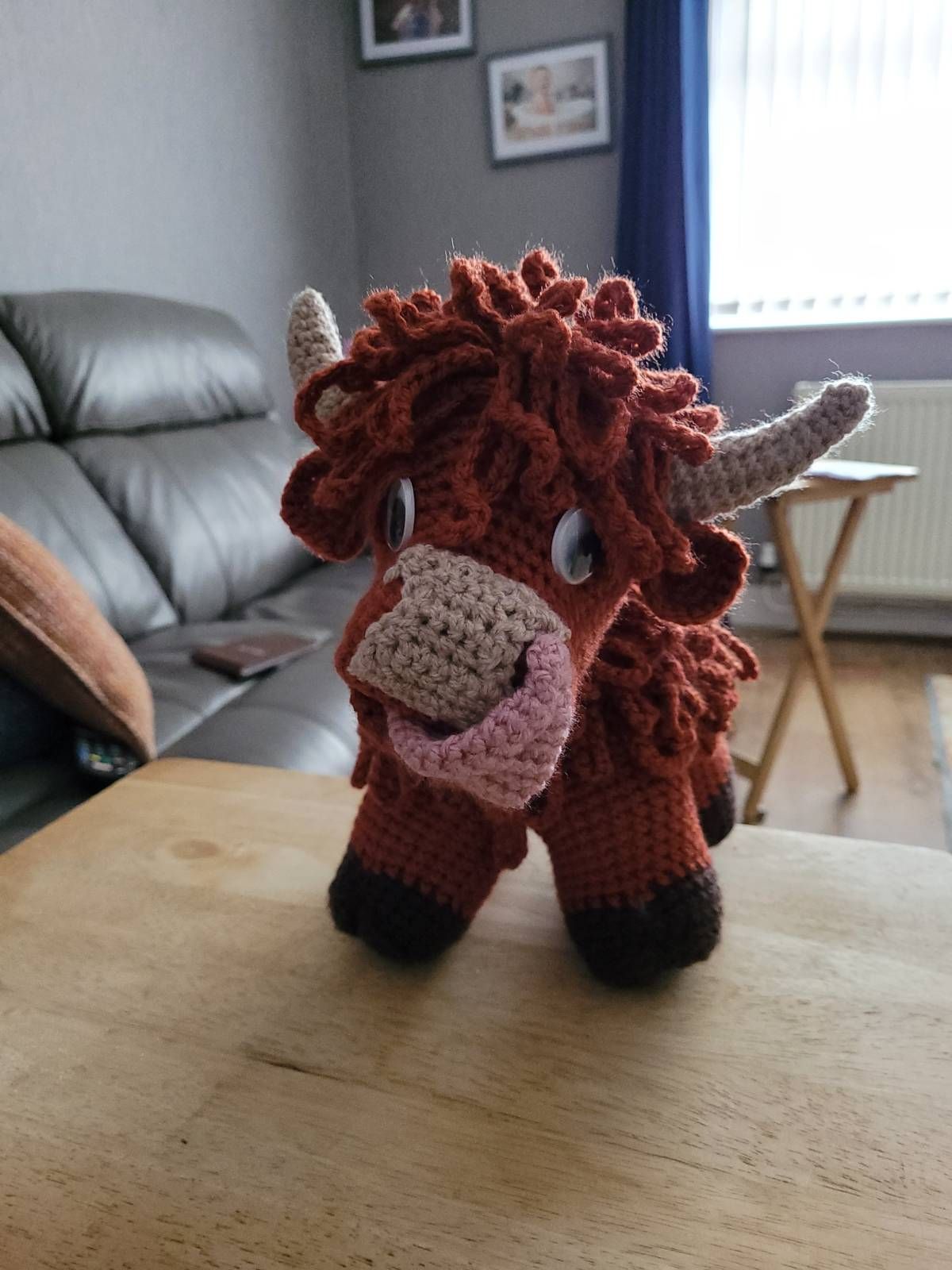 Highland Cow Crochet Pattern Review by Christine Goodwin for Cottontail Whiskers