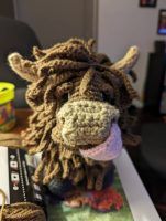 Highland Crochet Coo Amigurumi Pattern Review by Bethany Kriete for Cottontail Whiskers