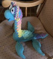 Loch Crochet Ness Crochet Monster Pattern Review by Betsy for Cottontail-Whiskers