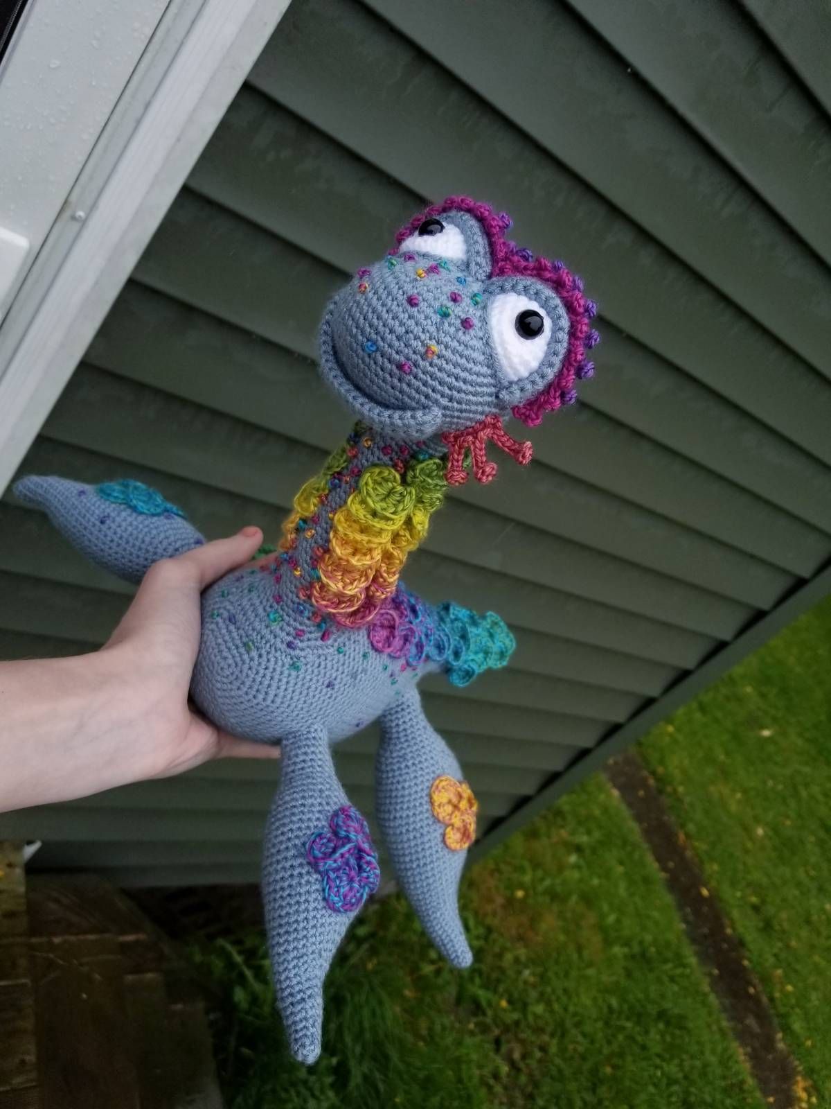Loch Ness Crochet Monster Pattern Review by Tasha Piech for Cottontail-Whiskers