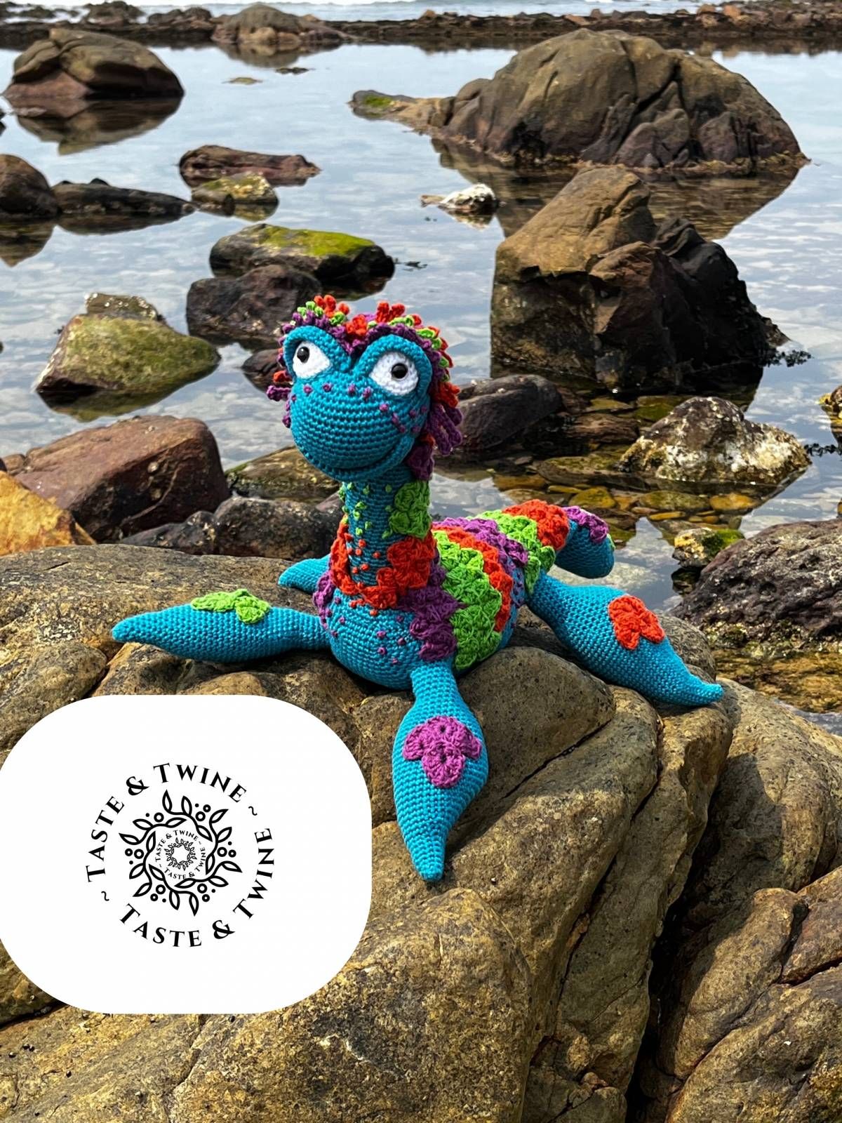Loch Ness Monster Crochet Pattern Review by Claire Musson for Cottontail and Whiskers