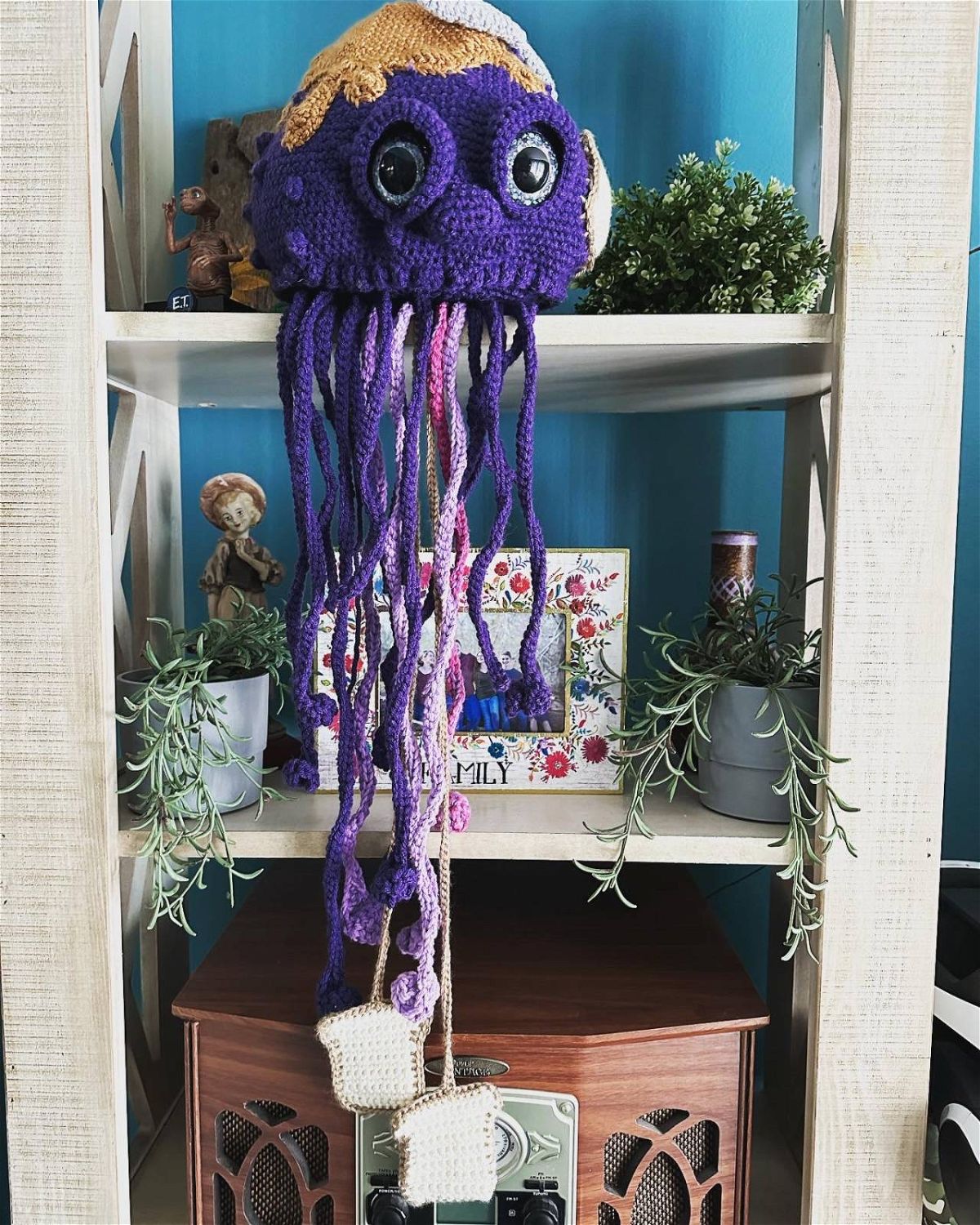 Peanut Butter Jellyfish Crochet Pattern Review by Gabrielle for Cottontail Whiskers