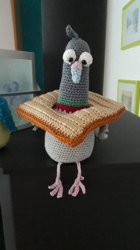 Pigeon Crochet Pattern Amigurumi Review by Barbara Liska for Cottontail and Whiskers