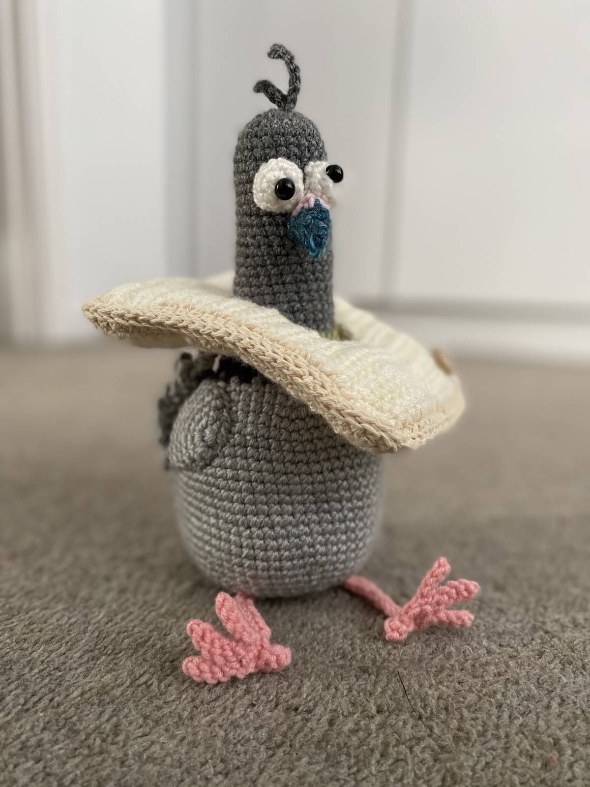 Pigeon Crochet Pattern Amigurumi Review by Bethan for Cottontail and Whiskers