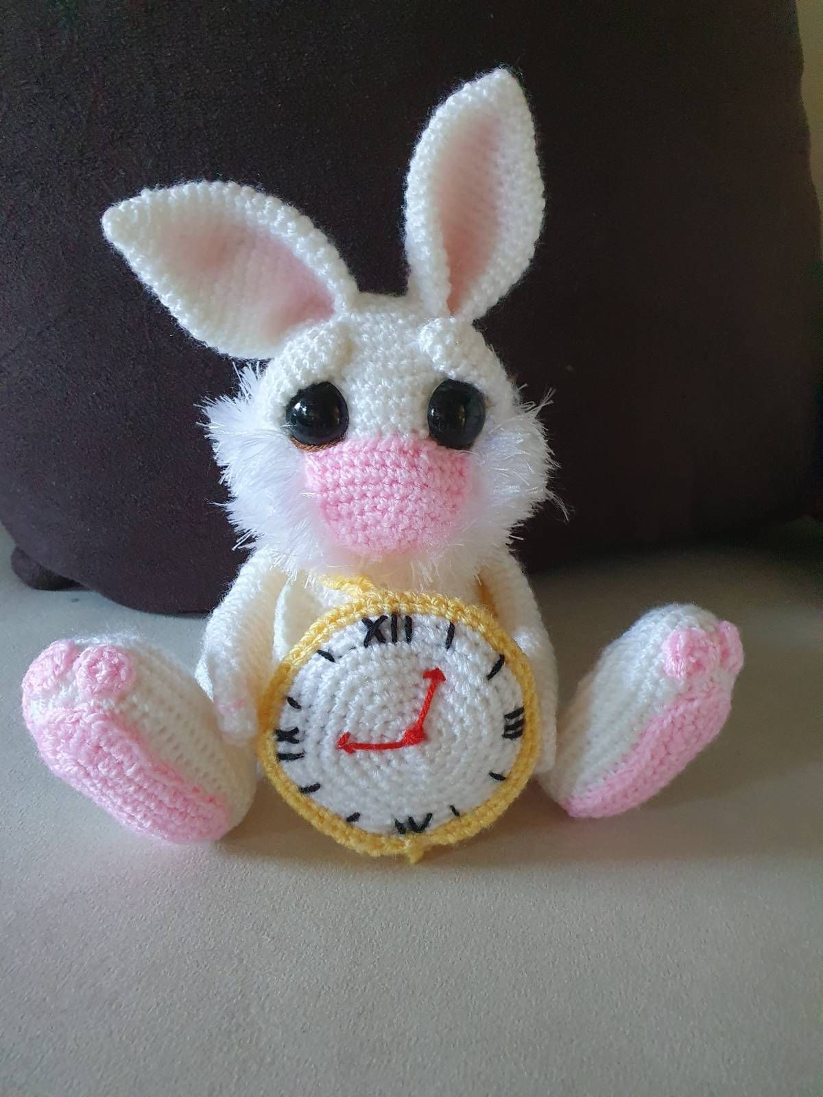 White Amigurumi Rabbit Crochet Pattern Review by Helen Mason for Cottontail Whiskers