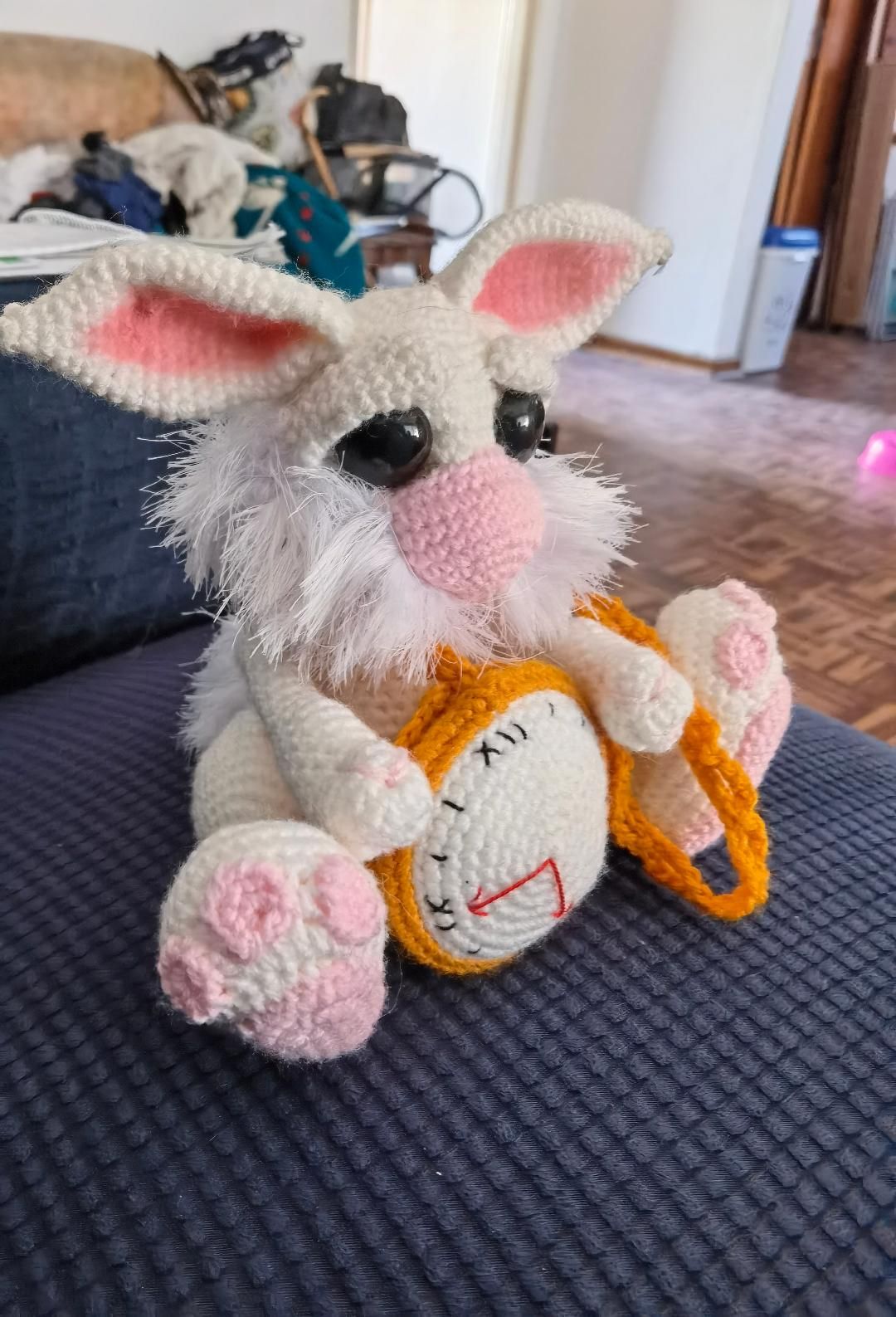 White Rabbit Amigurumi Crochet Pattern Review by Tammy for Cottontail Whiskers